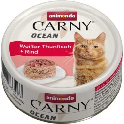 Animonda Carny Ocean fehér tonhalas és marhahúsos konzerv (36 x 80 g) 2.88kg