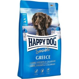 Happy Dog Greece báránnyal, garnélával és kalamárival és mediterrán rizzsel (2 x 11 kg) 22kg