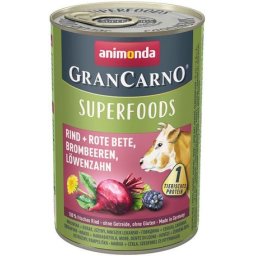 Animonda GranCarno Superfoods marhával és céklával (24 x 400 g) 9.6kg