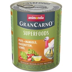 Animonda GranCarno Superfoods pulykával és csipkebogyóval (24 x 800 g) 19.2kg