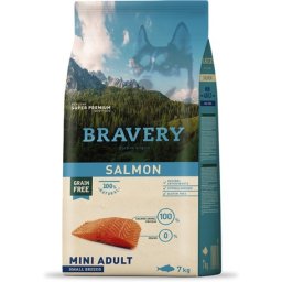 Bravery Dog Mini Adult Grain Free Salmon (2 x 7 kg) 14kg