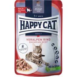 Happy Cat Meat in Sauce Voralpen-Rind l Alutasakos eledel macskáknak marhahússal (40 x 85 g) 3.4kg