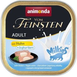 Animonda Vom Feinsten csirkehúsos macskaeledel joghurtos szószban (64 x 100 g) 6.4kg