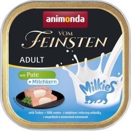 Animonda Vom Feinsten pulykahúsos macskaeledel tejes töltelékkel (64 x 100 g) 6.4kg