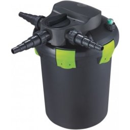 Aqua Nova NBPF kerti tavi szűrők salaktalanító ággal (NBPF-9000 | Ajánlott tó méret: max 9000 l |11 w uv-c | 343 x 343 x 500 mm)