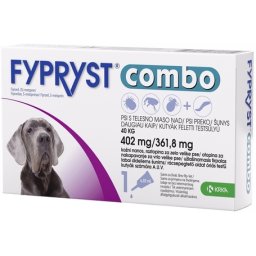 Fypryst Combo spot on kutyáknak (10 pipetta; 10 x 402 mg; 40 kg fölötti kutyáknak)