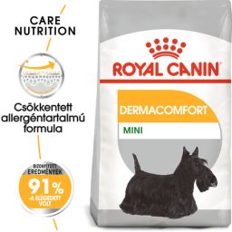 Royal Canin Mini Dermacomfort - Száraz táp bőrirritációra hajlamos, kistestű felnőtt kutyák részére 8kg