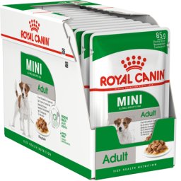 Royal Canin Mini Adult - Nedves táp kistestű felnőtt kutya részére (48 x 85 g) 4.08kg