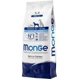 Monge Daily Line Dog Medium Puppy & Junior (29/18) (2 x 15 kg) 30kg
