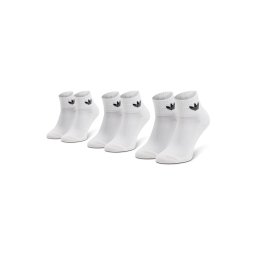 adidas 3 pár uniszex hosszú szárú zokni Mid-Cut Crew FT8529 Fehér