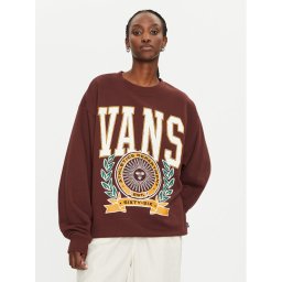 Vans Pulóver First Team VN000HCF Barna Loose Fit