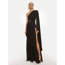 Elisabetta Franchi Estélyi ruha AB-686-46E2 Fekete Regular Fit