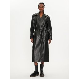 Hugo Átmeneti kabát Malitta-1 50516768 Fekete Oversize