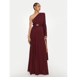 Elisabetta Franchi Estélyi ruha AB-686-46E2 Bordó Regular Fit