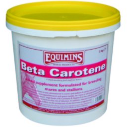 Equimins Beta Carotene - Béta karotin E-vitaminnal mének és vemhes kancák számára 2 kg