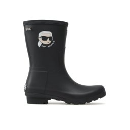 KARL LAGERFELD Gumicsizma KL47073N Fekete