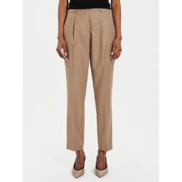 Weekend Max Mara Szövet nadrág Caldaia 2425136132 Bézs Regular Fit