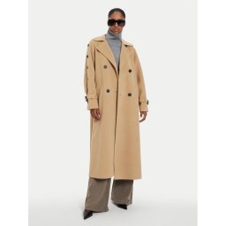 Weekend Max Mara Gyapjú kabát Natale 2425016021 Bézs Regular Fit