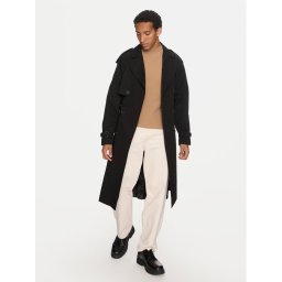Hugo Viharkabát Merlyn2431 50516762 Fekete Relaxed Fit