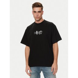 Replay Póló MMG336.000.23454 Fekete Oversize