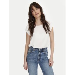 ONLY Blúz 15142784 Fehér Regular Fit