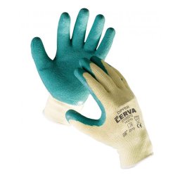 DIPPER kesztyű merítő. zöld latexben - 7