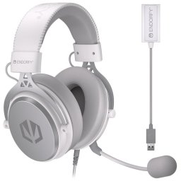 Endorfy fejhallgató VIRO Plus USB OWH / vezetékes / levehető mikrofonnal / USB / fehér