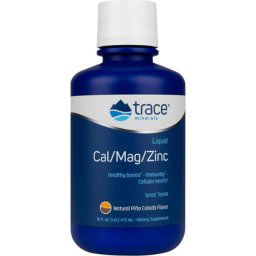 Trace Minerals Research folyékony kalcium, magnézium és cink, 473 ml