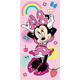 Disney Minnie Rainbow fürdőlepedő, strandtörölköző 70x140 cm Nr5