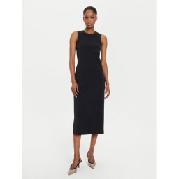 Max Mara Leisure Hétköznapi ruha Emilia 2426626027 Fekete Slim Fit