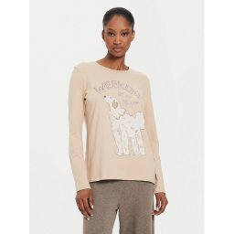 Weekend Max Mara Blúz Quinoa 2425946022 Bézs Regular Fit