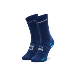 Compressport Unisex Magasszárú Zokni Pro Racing Socks V4.0 Run High XU00046B_533 Sötétkék