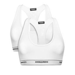 Dsquared2 Underwear 2 db sport melltartó D8X521800 Fehér