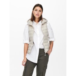 ONLY Mellény New Tahoe 15205760 Ekru Regular Fit