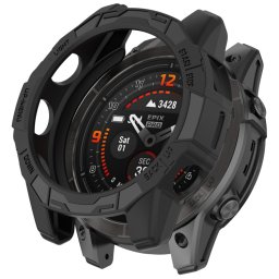 TPU HALF COVER Borító Garmin Fenix 7X / 7X Pro fekete