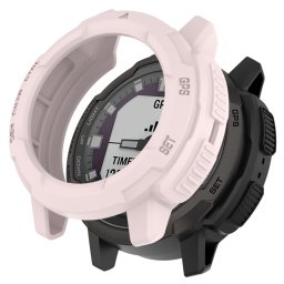 TPU HALF COVER Huzat Garmin Instinct Crossoverhez világos rózsaszín