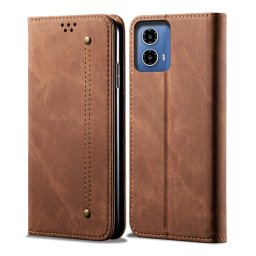 DENIM Pénztárcahuzat Motorola Moto G85 5G barna