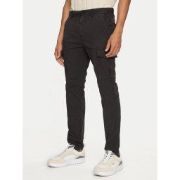 Tommy Jeans Szövet nadrág Austin DM0DM19489 Fekete Regular Fit