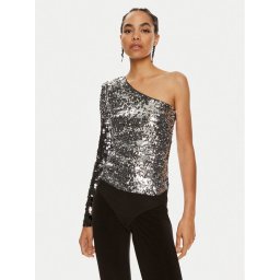 Patrizia Pepe Body 8M1625 A468-FE86 Ezüst Slim Fit