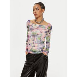 Patrizia Pepe Blúz 8M1645 J222-FE83 Rózsaszín Slim Fit