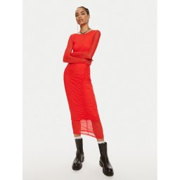 Patrizia Pepe Koktélruha 8A1344 J149-R835 Piros Slim Fit