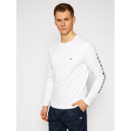 Tommy Hilfiger Hosszú ujjú Logo MW0MW09096 Fehér Regular Fit