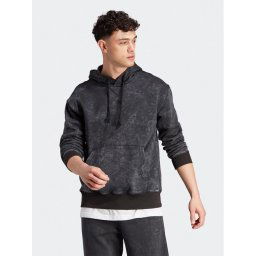 adidas Pulóver ALL SZN Garment-Wash IJ6929 Fekete Loose Fit