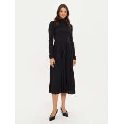 Tommy Hilfiger Kötött ruha WW0WW44176 Fekete Regular Fit