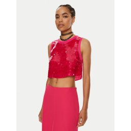 Patrizia Pepe Blúz 8C0713 A455 M513 Rózsaszín Slim Fit