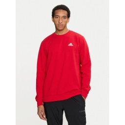adidas Pulóver Essentials HL2279 Piros Regular Fit