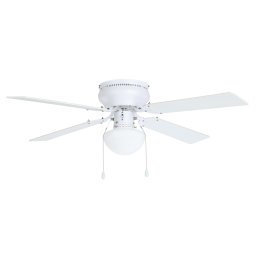 Mennyezeti lámpa , ventilátor , ventilátoros lámpa , E27-es foglalattal , fehér , acél , húzókapcsolóval , 3 sebesség , EGLO , CALGARI