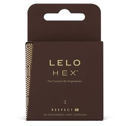 Lelo - Hex Respect XL nagyméretű óvszer (3 db)