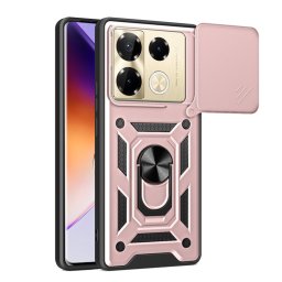 RING KAMERA Borító tartóval Infinix Note 40 Pro / 40 Pro+ 5G rózsaszín