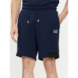 EA7 Emporio Armani Sport rövidnadrág 3DPS73 PJEQZ 0554 Sötétkék Regular Fit